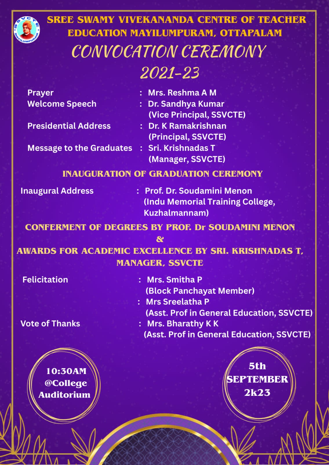 CONVOCATION DAY 2023